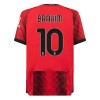 Maillot de Supporter AC Milan Brahim 10 Domicile 2023-24 Pour Homme